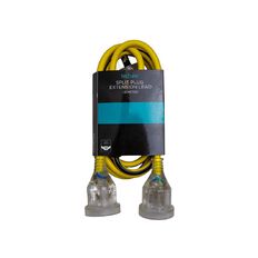 Tech.Inc Split Plug Extension Lead - 1.8m