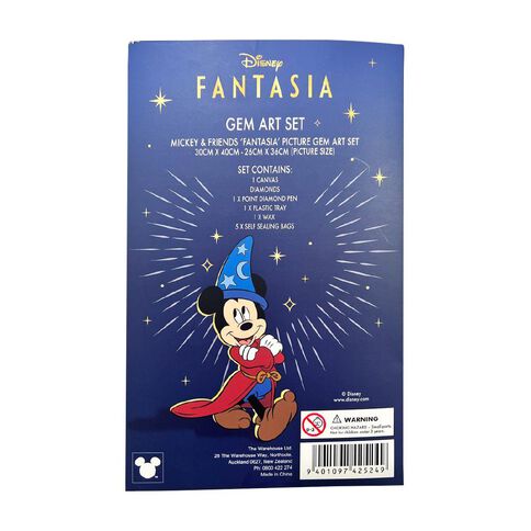 Mickey Mouse Adult Gem Art- Fantasia