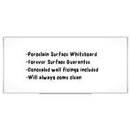 Boyd Visuals Porcelain Whiteboard 1215 x 3000mm