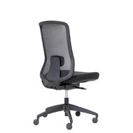 Buro Seating Elan Chair Lumbar Black Mesh Seat Slide