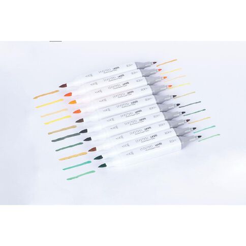 Uniti Dual Ended Artist Markers 80 Pack Assorted