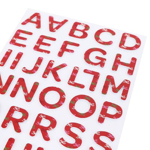 Uniti Christmas Alpha Stickers