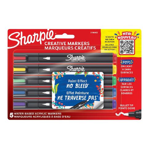 Sharpie Creative Markers Bullet 5 Pack Sharpie Creative Markers Bullet 5 Pack