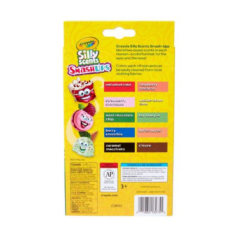 Crayola Smash Ups Slim Markers 10 Pack