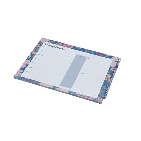 Uniti Floral A4 Weekly Planner Purple Mid