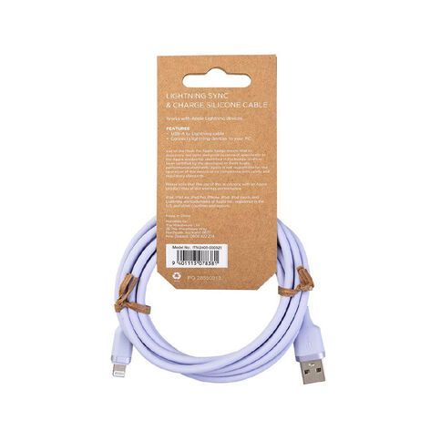 Spring Picnic Lightning Cable 2m Purple