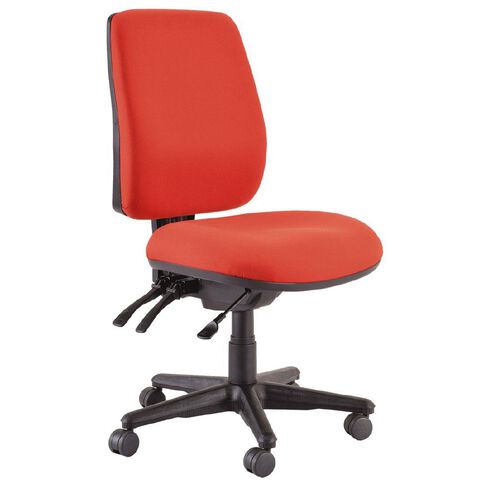 Buro Seating Roma 3 Lever Highback Chair Red