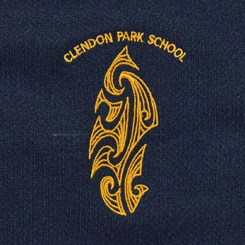 Schooltex Clendon Park School Short Sleeve Polo