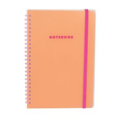 Uniti Stationery Brights Orange A5 Spiral Notebook