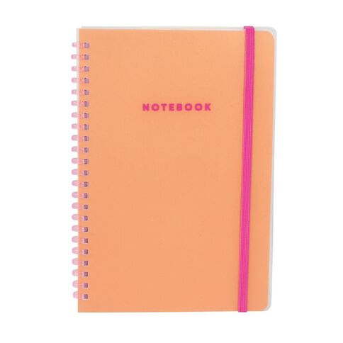 Uniti Stationery Brights Orange A5 Spiral Notebook