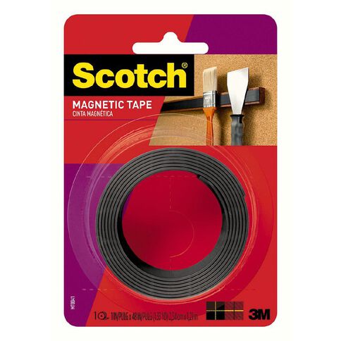 Scotch Magnetic Tape 12.7mm x 1.22m Black