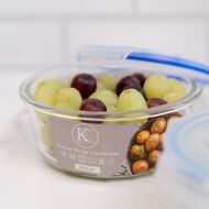 Kate's Kitchen Round Glass Container