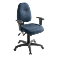 Eden Spectrum Deluxe 3 Highback Ergonomic Chair with Arms Denim