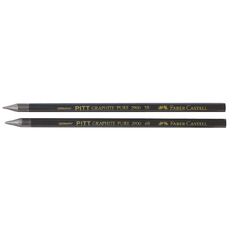 Faber-Castell Pitt Graphite Pencils 3B 6B 2 Pack Black