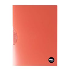 WS Colour Pop Swing Clip File Orange Mid A4
