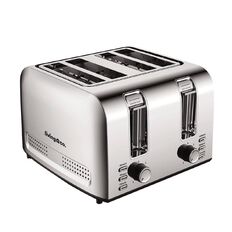 Living & Co Toaster 4 Slice Stainless Steel