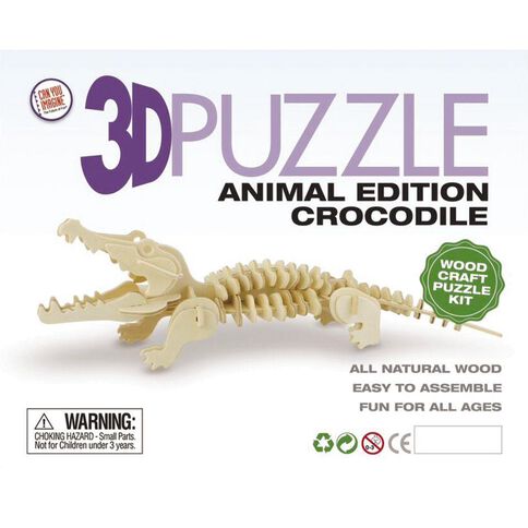 Puzzle 3D Animal Edition Wooden Assorted