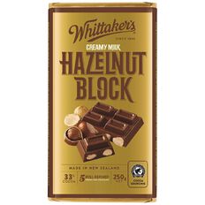 Whittaker's Hazelnut Block 250g