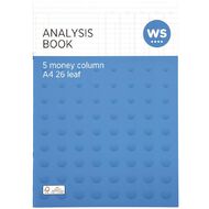 WS 5 Money Column Limp Analysis Book 26 Leaf Green A4