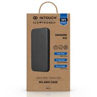 INTOUCH Samsung A26 Milano Wallet Case Black