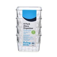 Living & Co Alexy Drawer Organiser 7.5cm x 7.5cm x 5.4cm 4 Pack