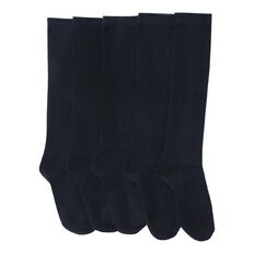 H&H Girls' School Knee High Socks 5 Pack