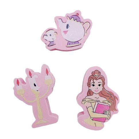 Disney Princess Erasers 3 Pack