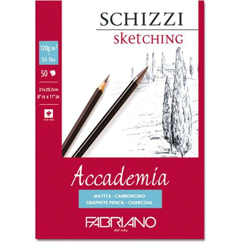 Fabriano Accademia Sketch Pad 120gsm 50 Sheets A4