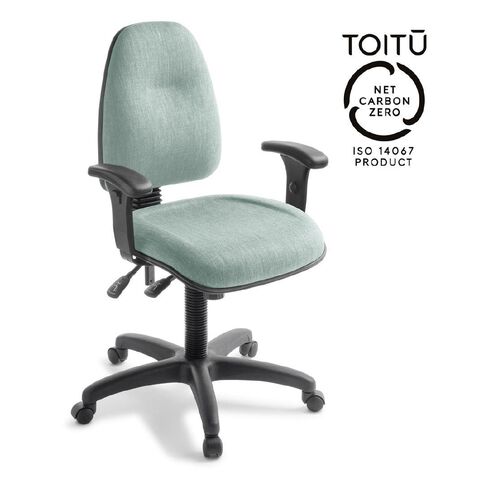 Eden Spectrum Deluxe 3 Highback Ergonomic Chair with Arms Sky