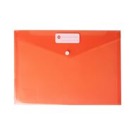 WS Colour Pop Doc Envelope Single Dome Orange Mid