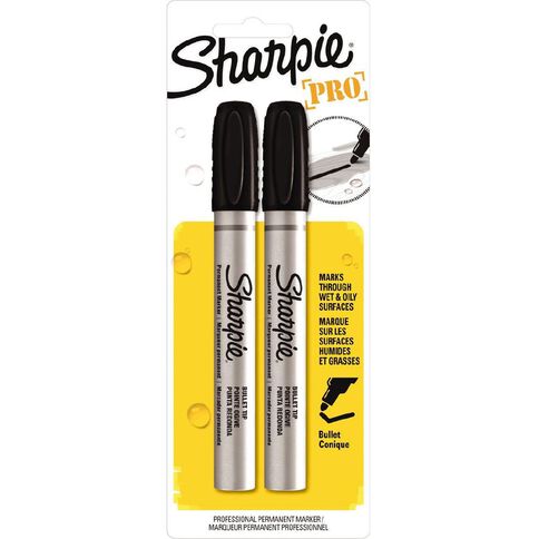 Sharpie Marker Bullet Metal Pro 2 Pack Black 2 Pack