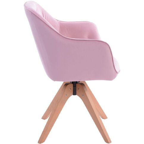 Workspace Fabric Swivel Chair Pink Pink