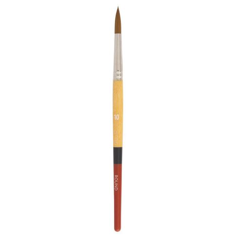 Princeton Snap Brush Short Handle Taklon Round 10 Gold