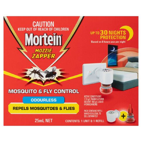 Mortein Peaceful Nights Mosquito & Fly Plug In Prime Pack 25ml