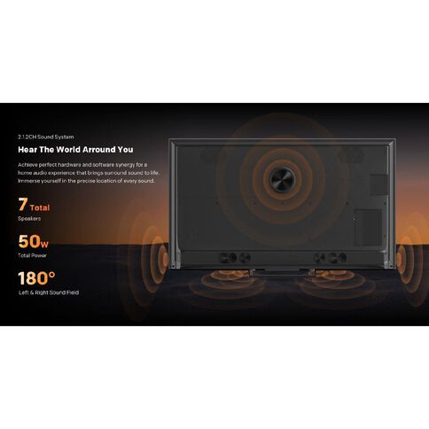 JVC 55 Inch 4K Ultra HD QLED Mini LED Google Smart TV JV5524M Silver