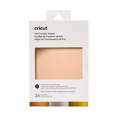 Cricut Transfer Foil Sampler 4 Inch x 6 Inch Metallic Assorted 24 Pack