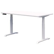 Rapid Premium Electric Desk 1500 x 800 White