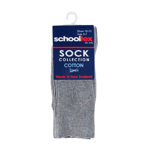 Schooltex Cotton Fold Down Ankle Socks 2 Pack