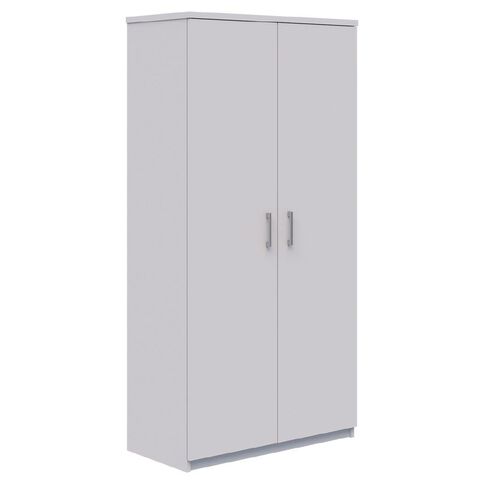 Mascot Tall Cabinet 2 Hinged Doors locking Snow Velvet 1800x900