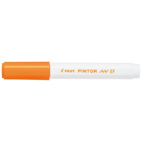 Pilot Pintor Marker Bullet Extra Fine 2.3mm Tip Orange