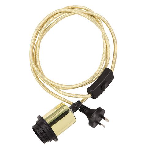 Living & Co Woola Plug-In Suspension Kit E27 60W Gold