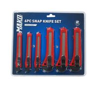 Mako Snap Knife Set 6 Piece