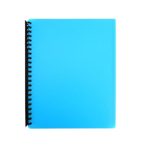 WS Clearbook Refillable 20 Leaf Blue