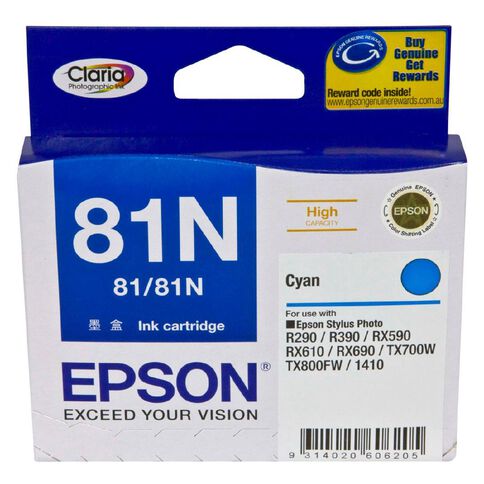 Epson Ink 81N Cyan (805 Pages)