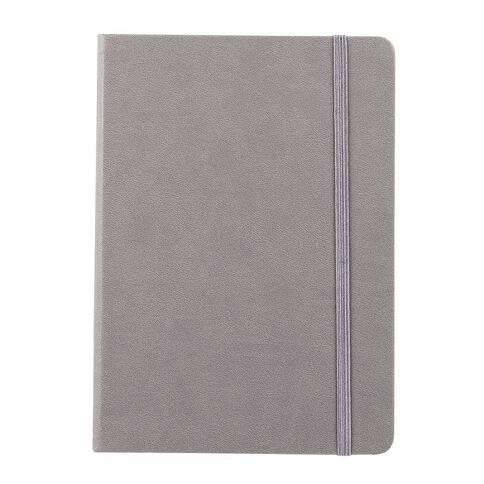 WS Hardcover PU Notebook Grey Mid A5