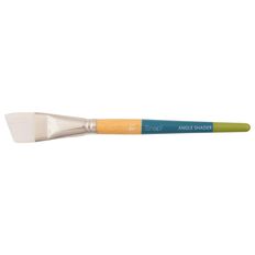 Princeton Snap Brush Short Handle Taklon Angle Shader 1 White
