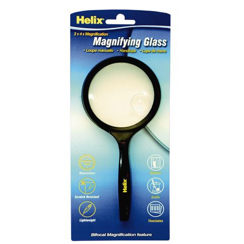 Helix Magnifying Glass 2x And 4x Warehouse Stationery Nz