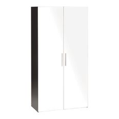 Jasper J Emerge Wood Doors Cupboard 1800 White/Ironstone