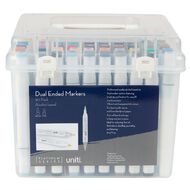 Uniti Dual Ended Artist Markers 80 Pack Assorted