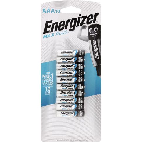 Energizer Max Plus Advanced Batteries AAA 10 Pack
